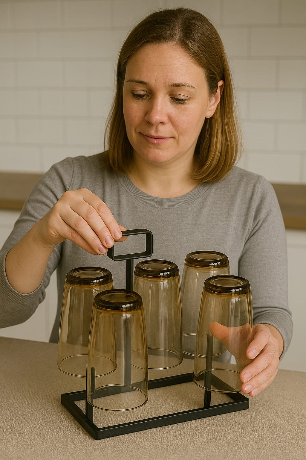 Metal Glass Stand - Image 2