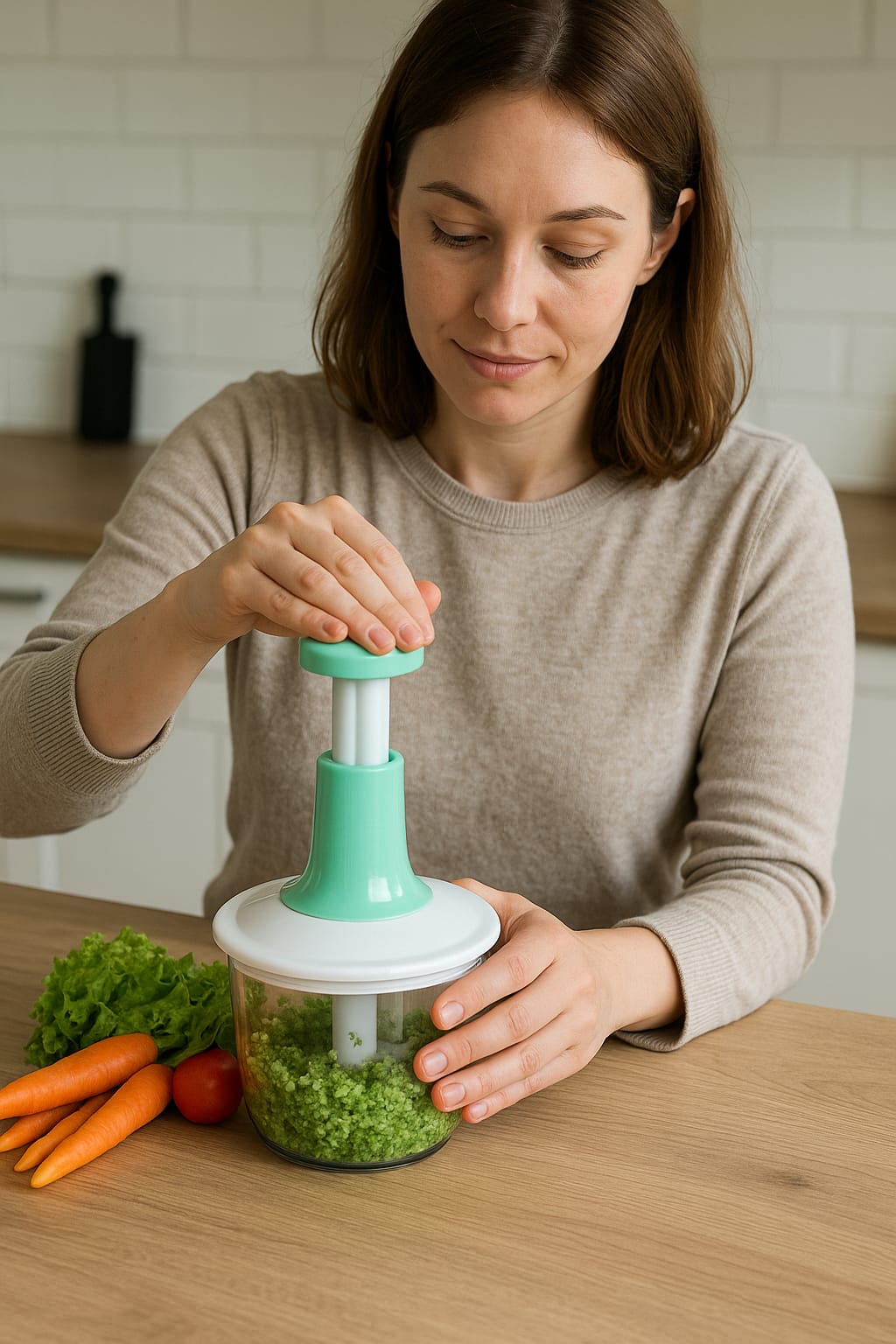 Manual Hand Push Chopper 1.5L - Image 2