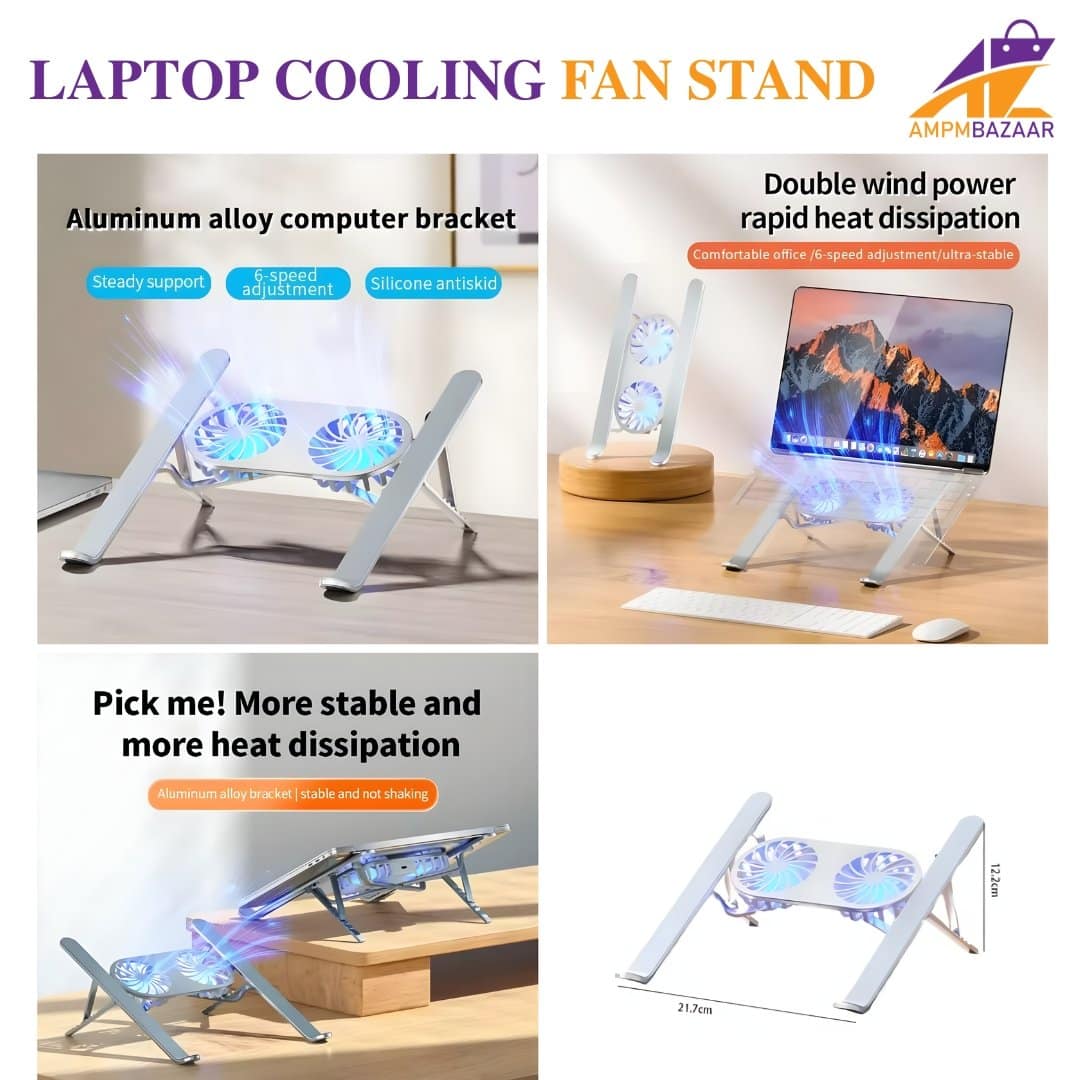 Laptop Cooling Fan Stand