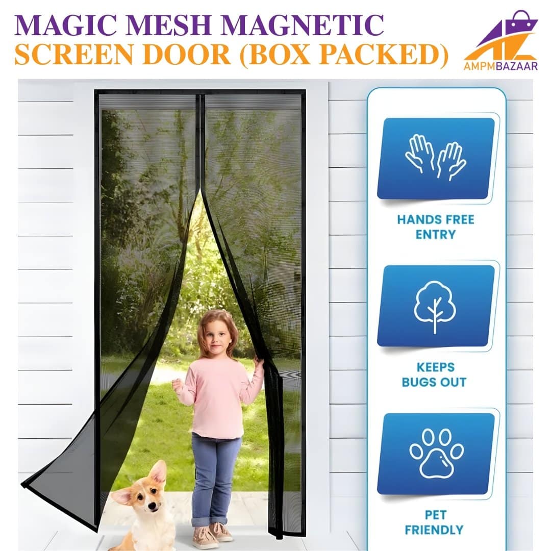 Magic Mesh Magnetic Screen Door