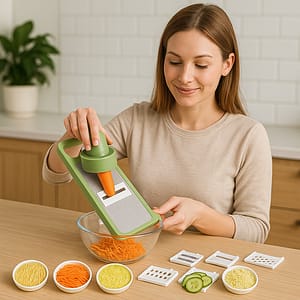 5 in 1 Manual Vegetable Slicer Cutter