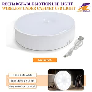 Rechargeable Motion LED Light – Wireless Under Cabinet USB Light