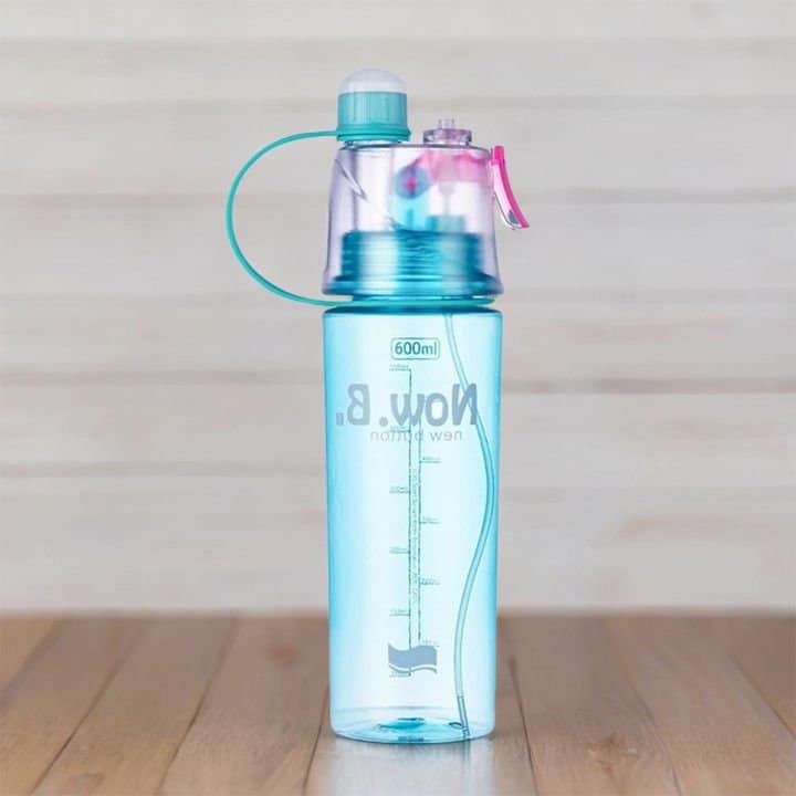 Spray Cup Plastic Spray Sport Water Bottle - Image 2