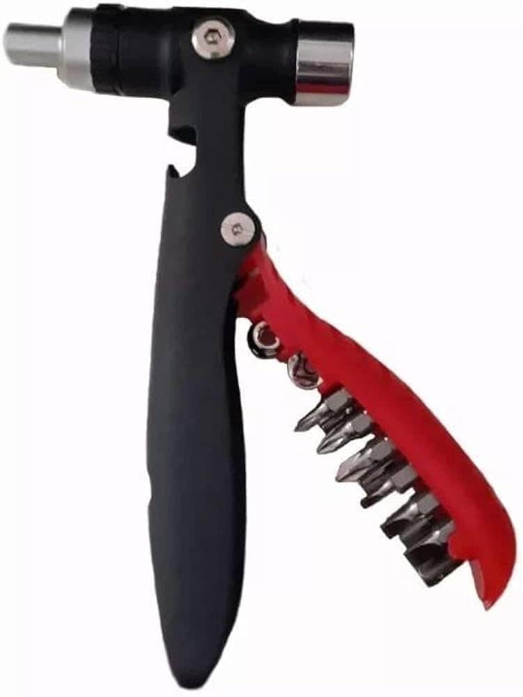 KD 18-in-1 Multi-tool Screwdriver Hammer with Center Drive - Image 7