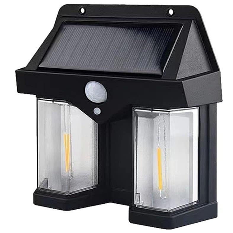 Twin Solar Sensor Light – Motion Detection Outdoor LED Lamp - Image 2