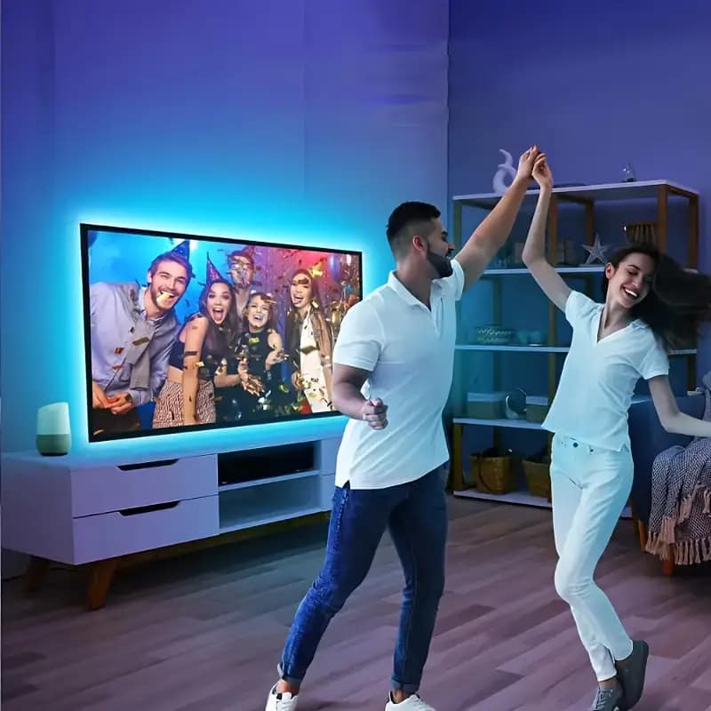 5m Dimmable RGB Light Strip with 8 Colors - Image 8