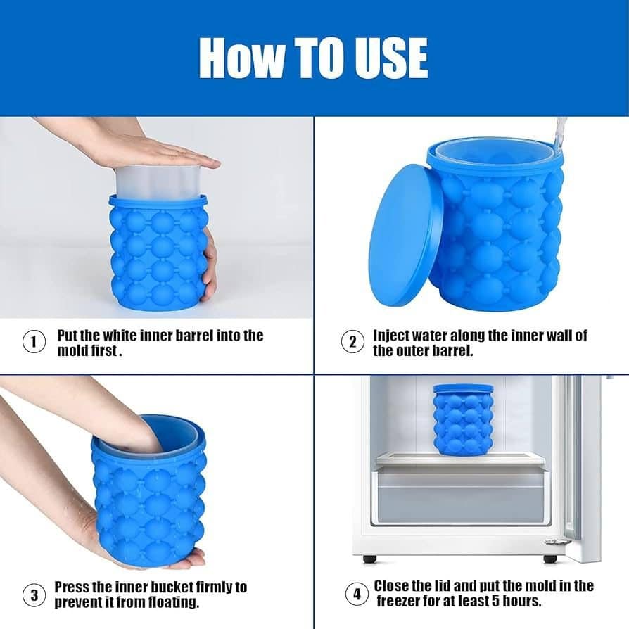 Ice Genie – Ice Cube Maker & Storage Container - Image 2